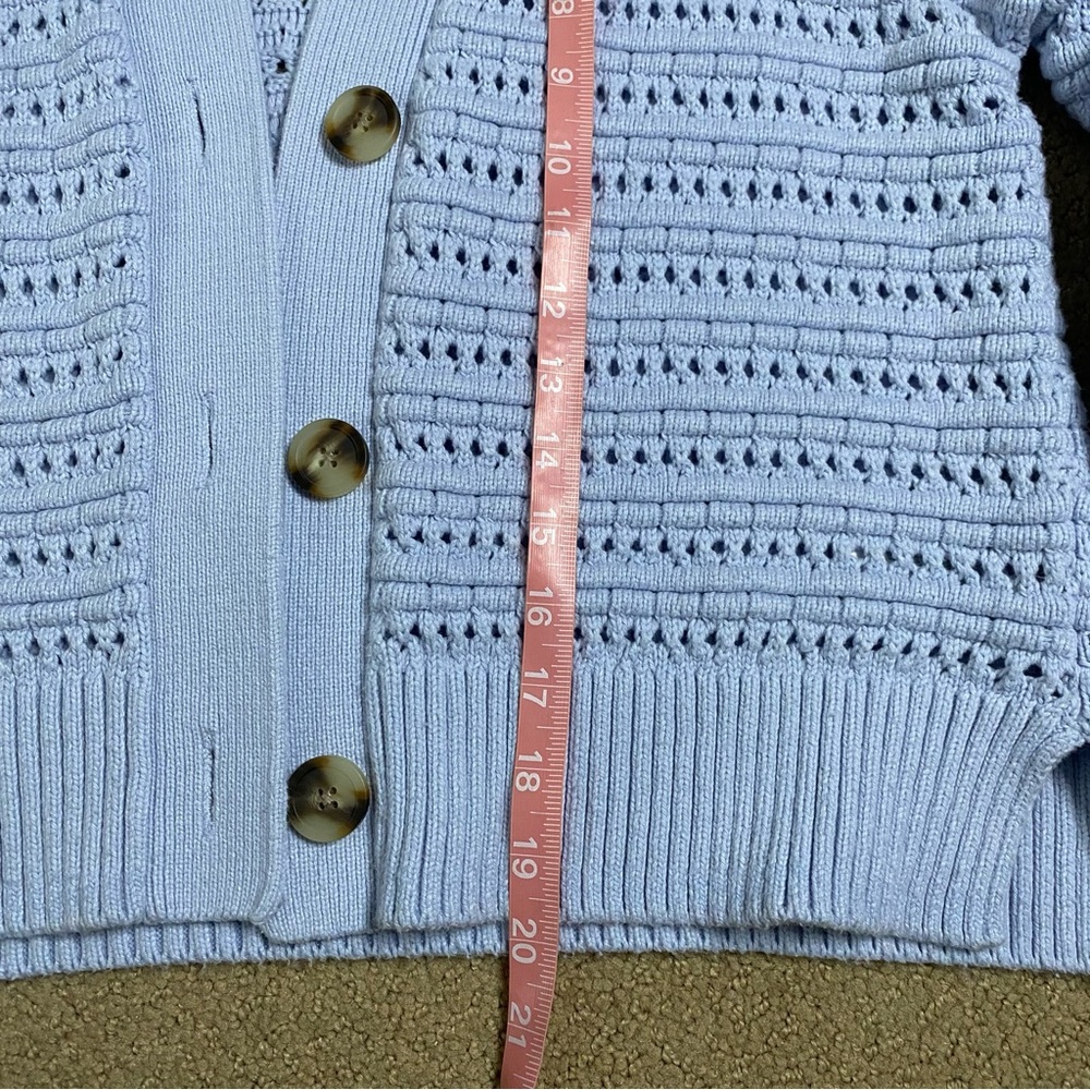 Madewell Tanfield Open-Stitch Cardigan Sweater - Picture 11 of 12